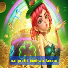 caligrafia bonita alfabeto